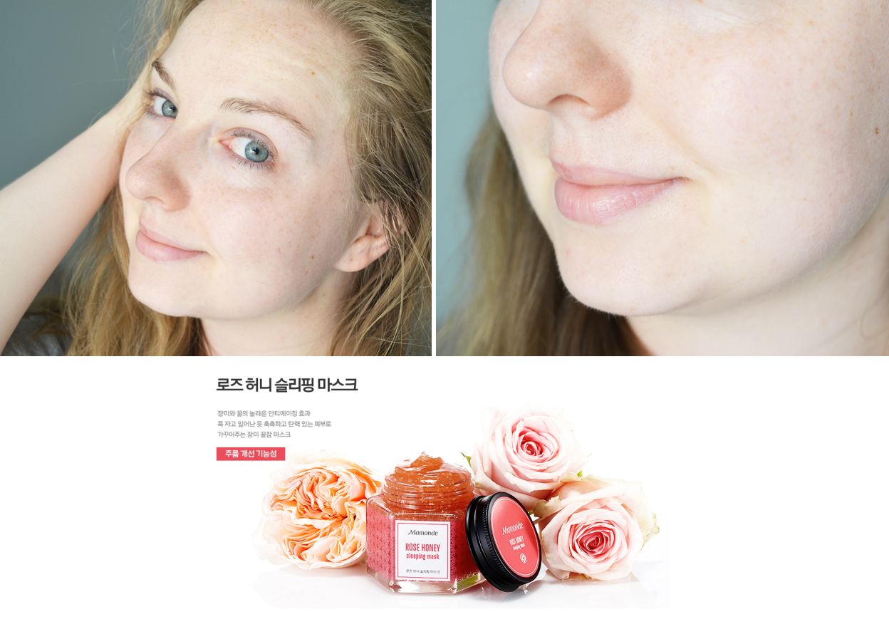 mamonde-rose-honey-sleeping-mask-avant-apres